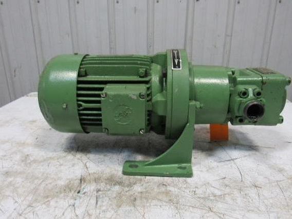 Bucher 1ZP3N1-025R Hydraulic Pump W/460V 60Hz 3Ph Motor