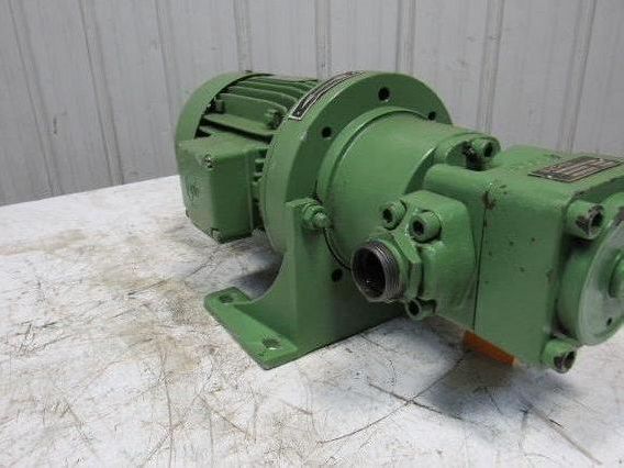 Bucher 1ZP3N1-025R Hydraulic Pump W/460V 60Hz 3Ph Motor