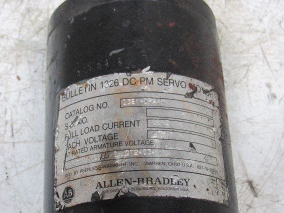 Allen Bradley 1326-DPA4B 154.8 Tach Voltage DC Servo Motor 5/8" Shaft