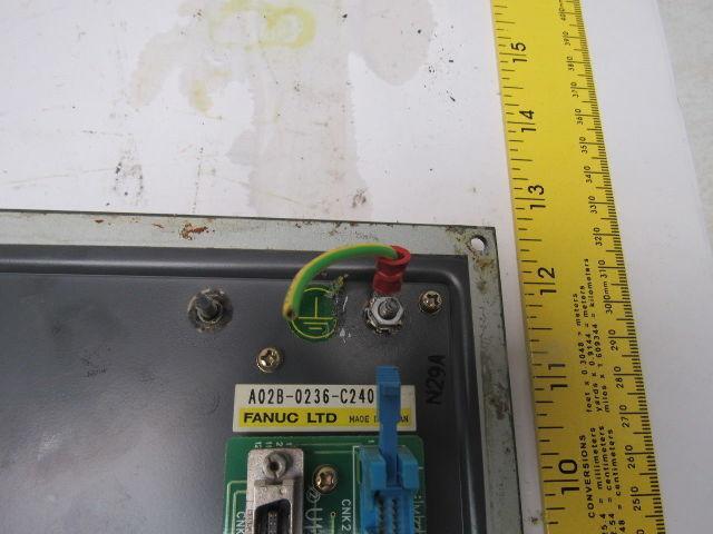Fanuc A02B-0236-C240 A86L-0001-0277#E Operator interface Control Panel