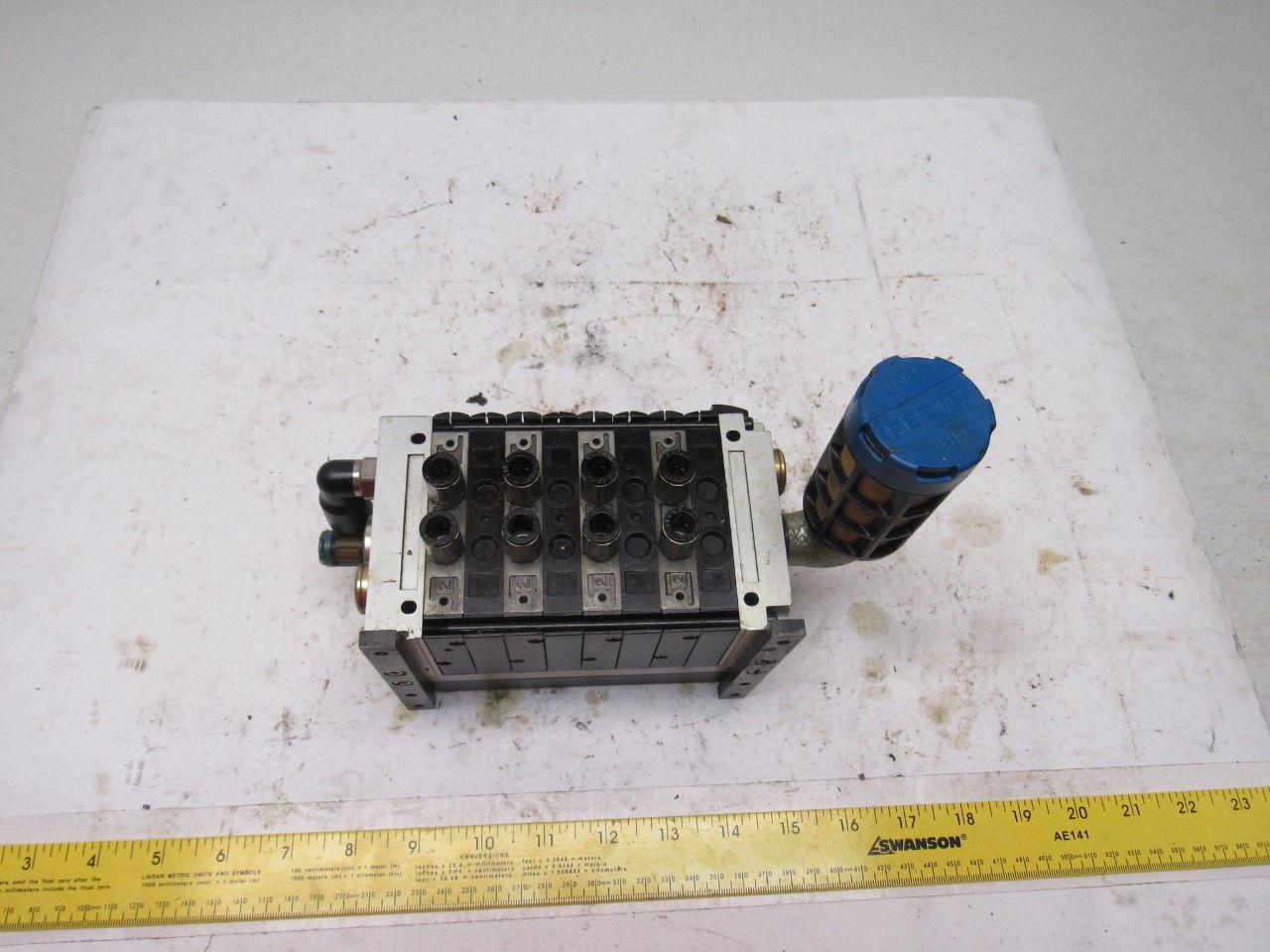 Festo CPV14-GE-ASI-8E8A-Z-M8 Pneumatic Manifold Valve Assembly
