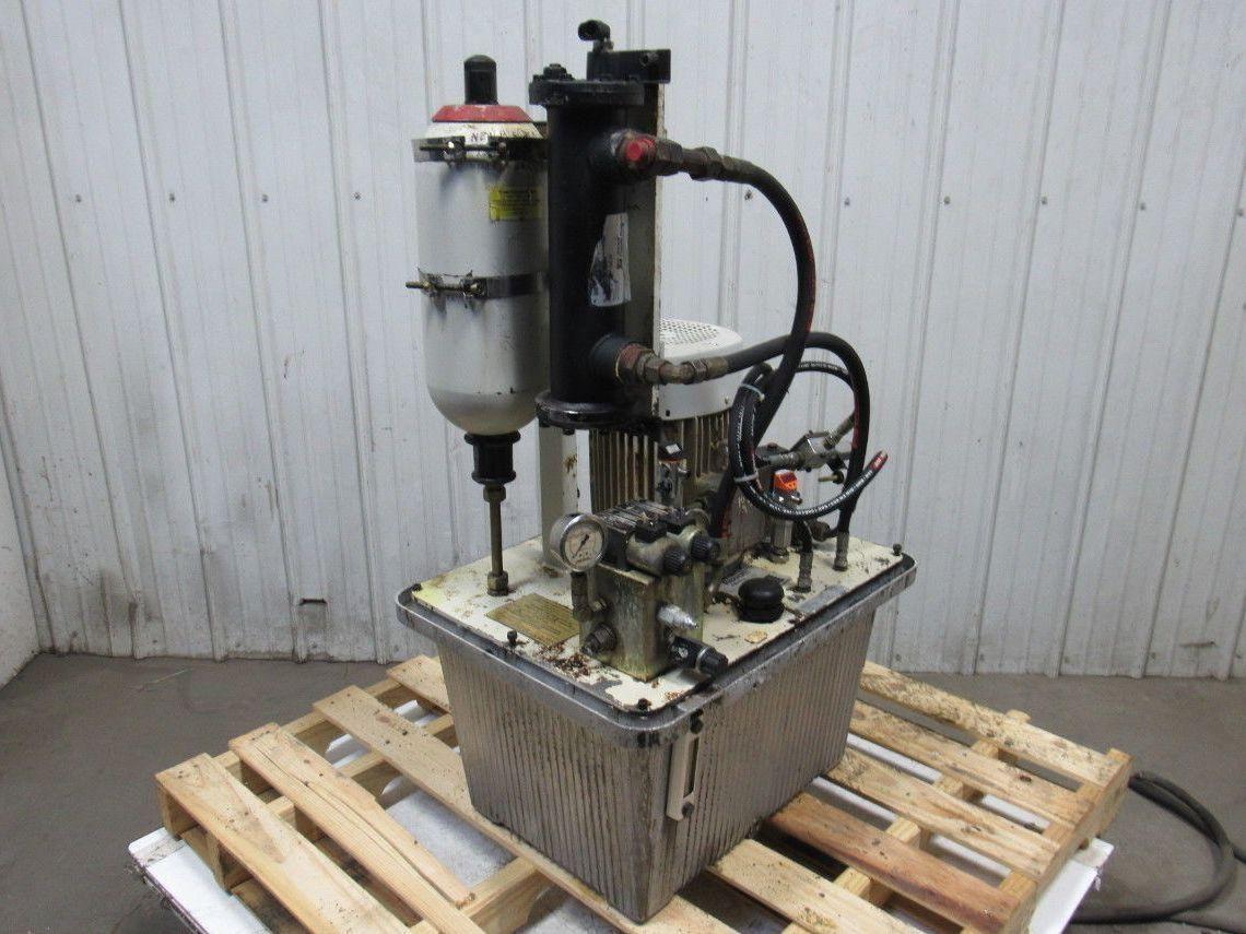 Rexroth 32686 14 Gallon Hydraulic Power Unit W/ Valves & Heat Exchanger 230/460V