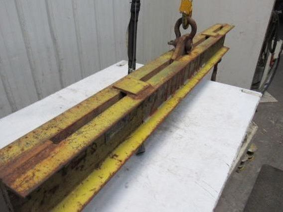 2 TON Dual Beam Low Headroom Lifting Beam Rigging Spreader Bar 60"