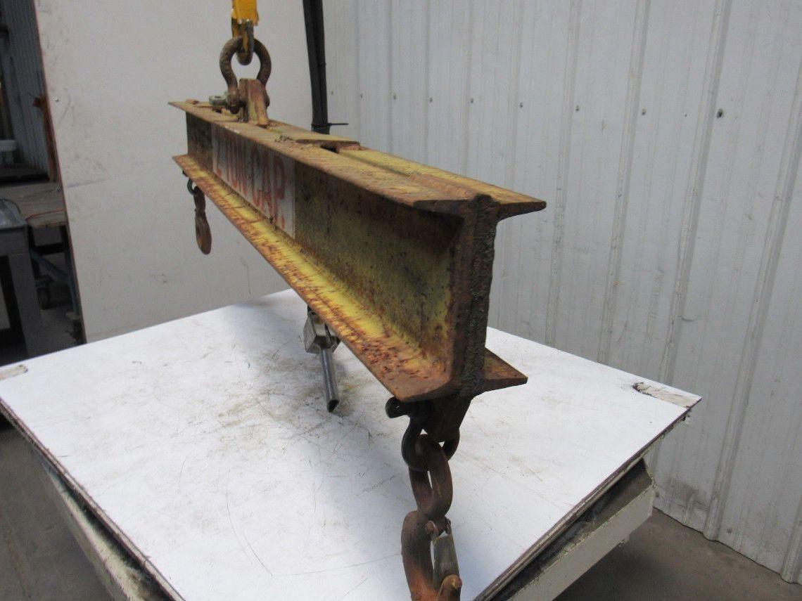 2 TON Dual Beam Low Headroom Lifting Beam Rigging Spreader Bar 60"