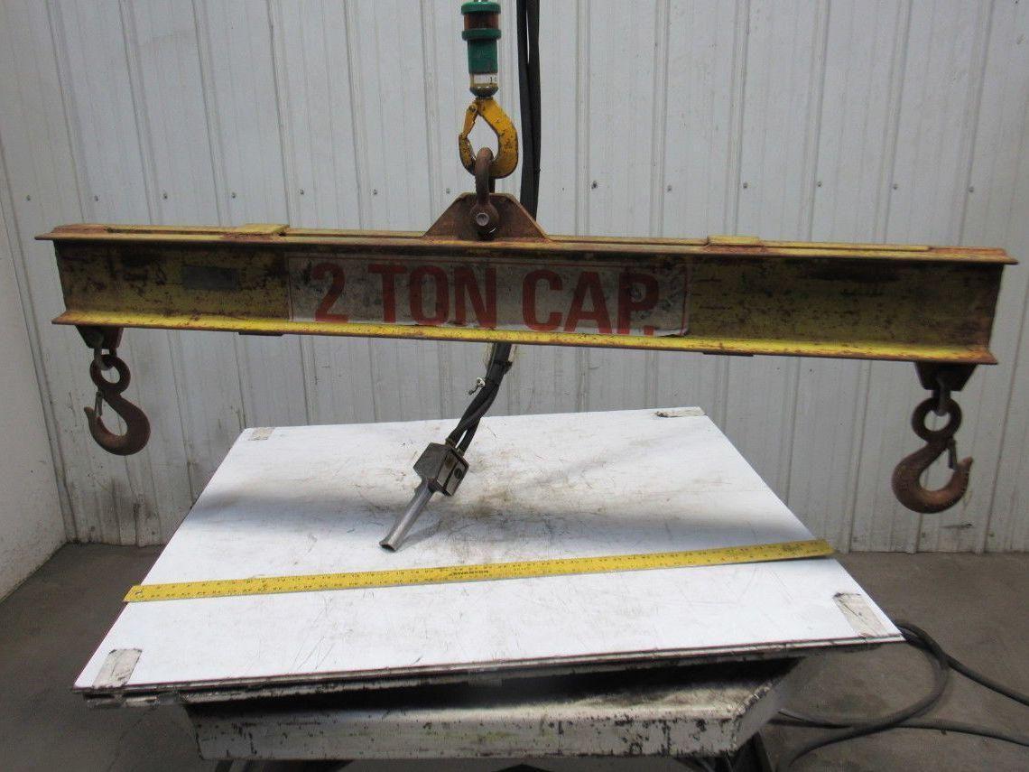 2 TON Dual Beam Low Headroom Lifting Beam Rigging Spreader Bar 60"