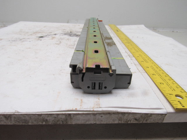 WAGO IEC 60947-7-1 IEC 947-7-2 DIN Rail Terminal Block Strip 20A 22" OAL