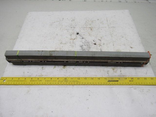 WAGO IEC 60947-7-1 IEC 947-7-2 DIN Rail Terminal Block Strip 20A 22" OAL