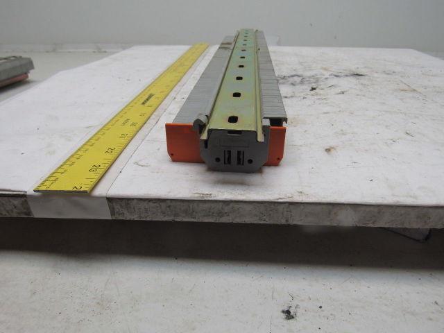 WAGO IEC 60947-7-1 IEC 947-7-2 DIN Rail Terminal Block Strip 20A 22" OAL