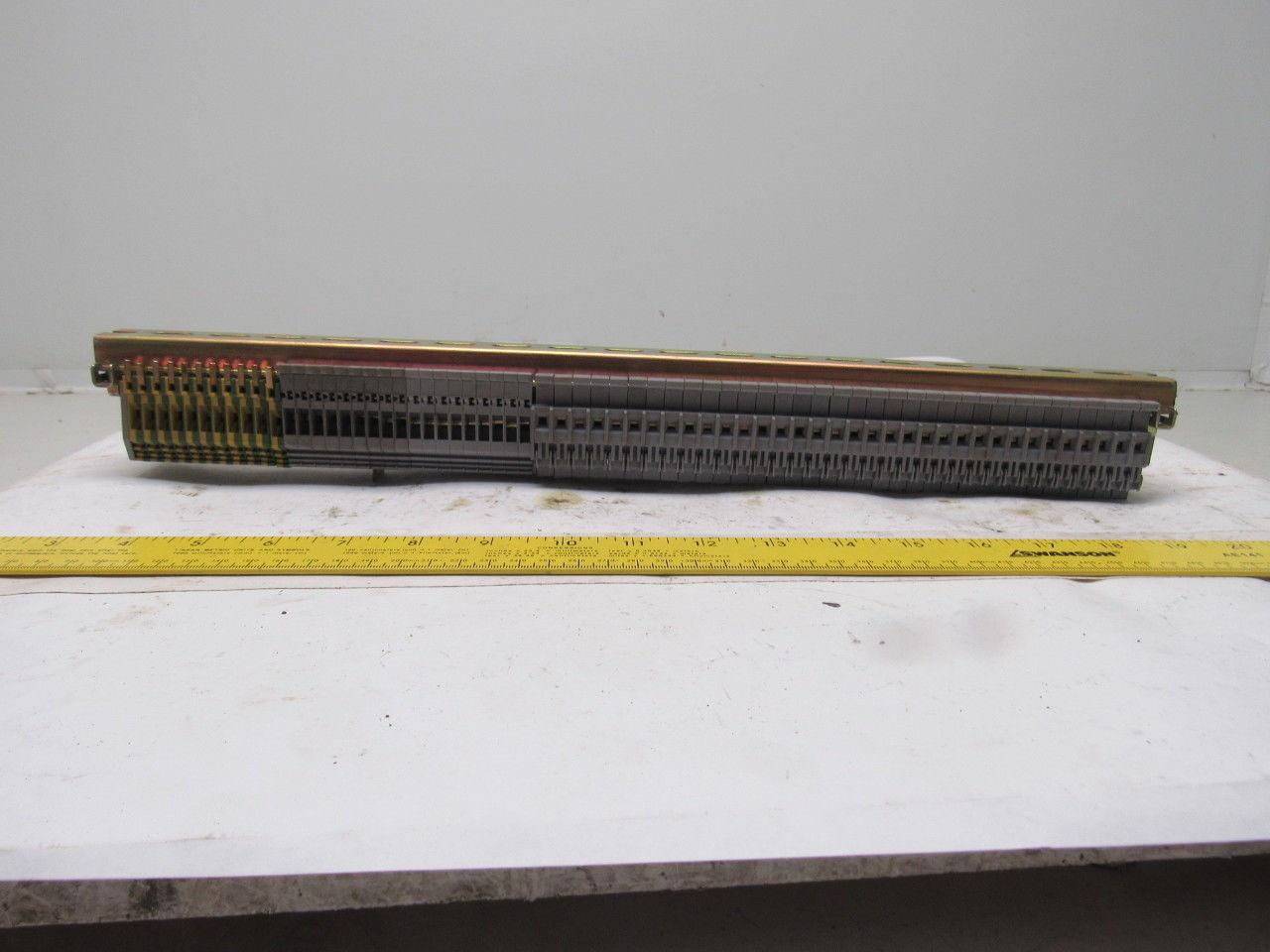Entrelec 6.3 A MAX. (34) Fuse Holder (15) Terminal Block (11) Ground Lot of 60