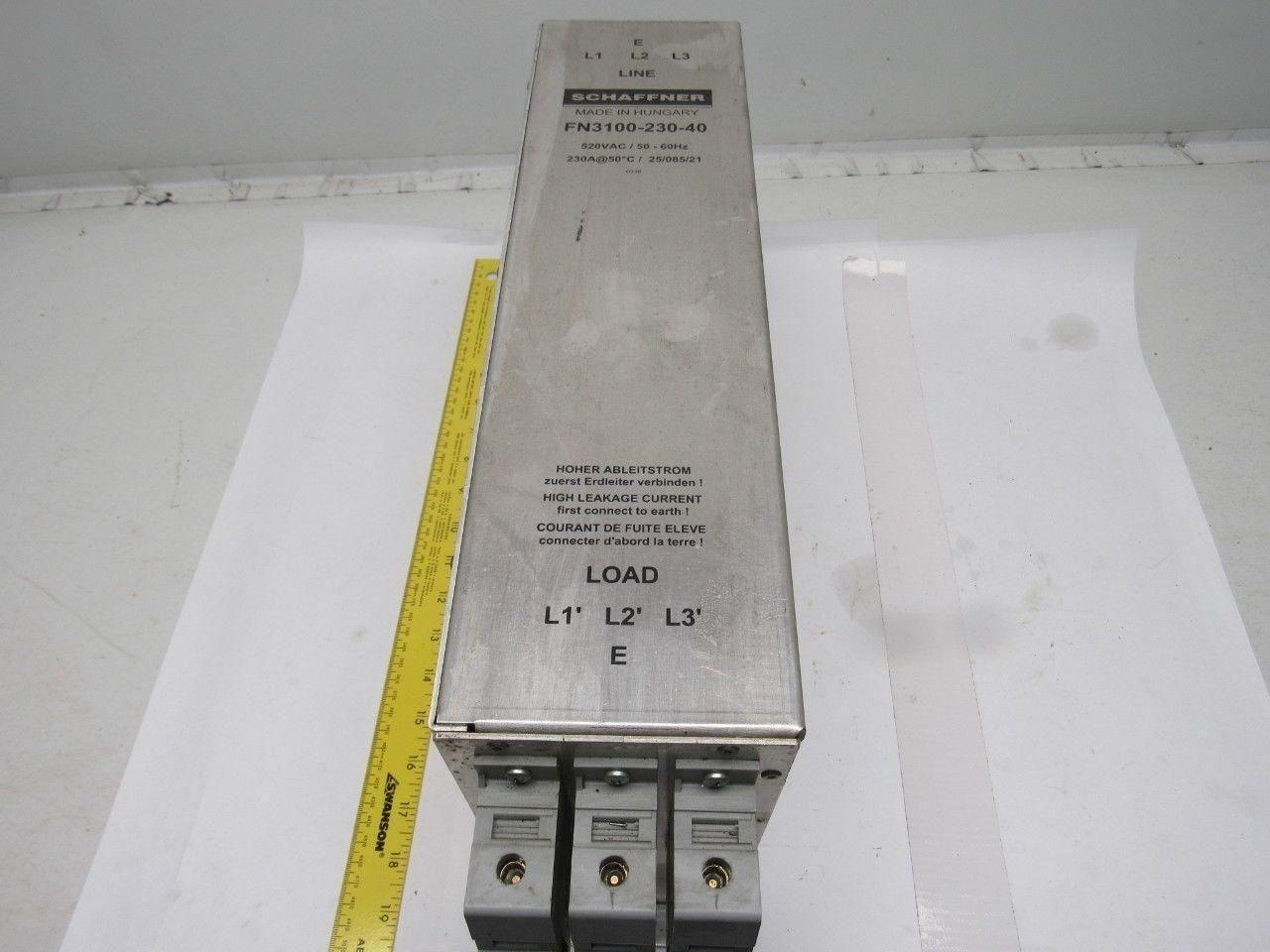 Schaffner FN3100-230-40 Power Line Filter