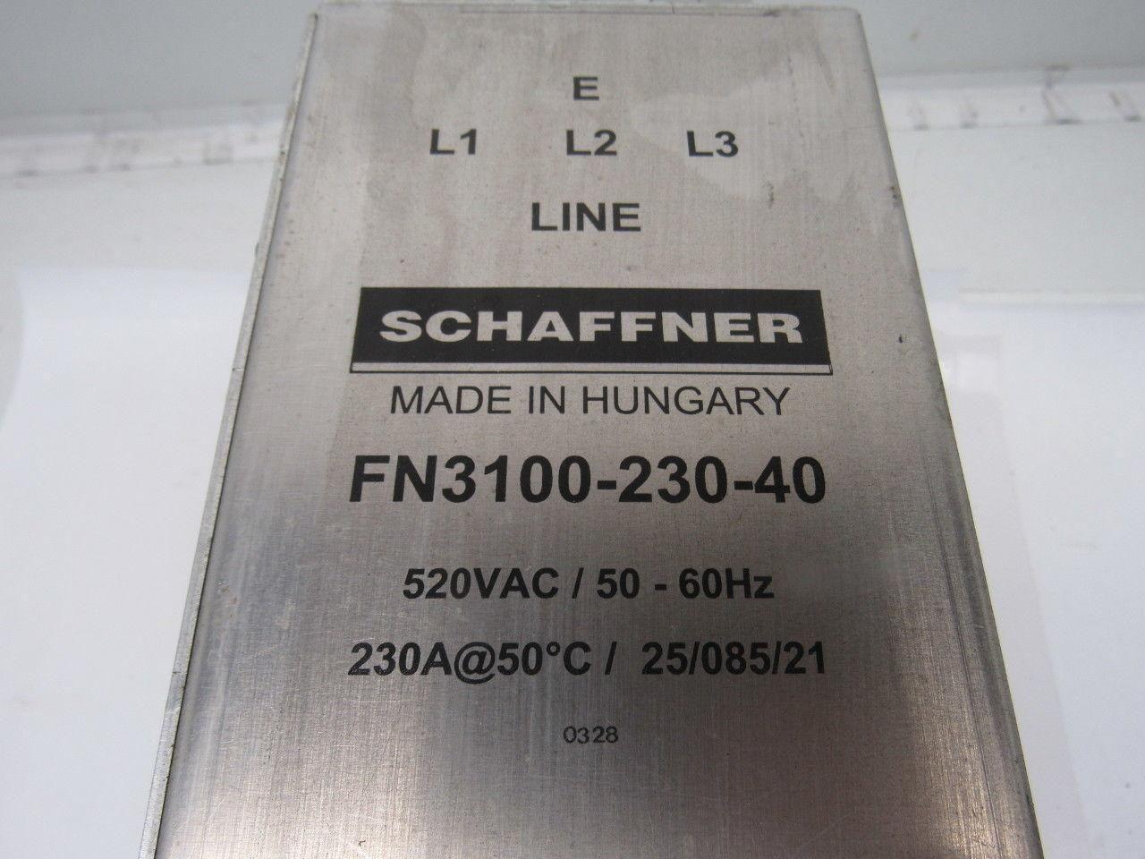 Schaffner FN3100-230-40 Power Line Filter