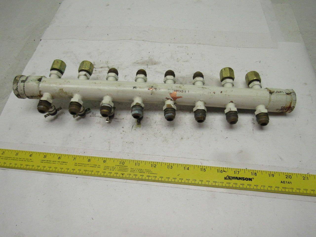 Inductoheat 16410-010 Manifold Assembly 1" NPT x 1/2"-14 Flare