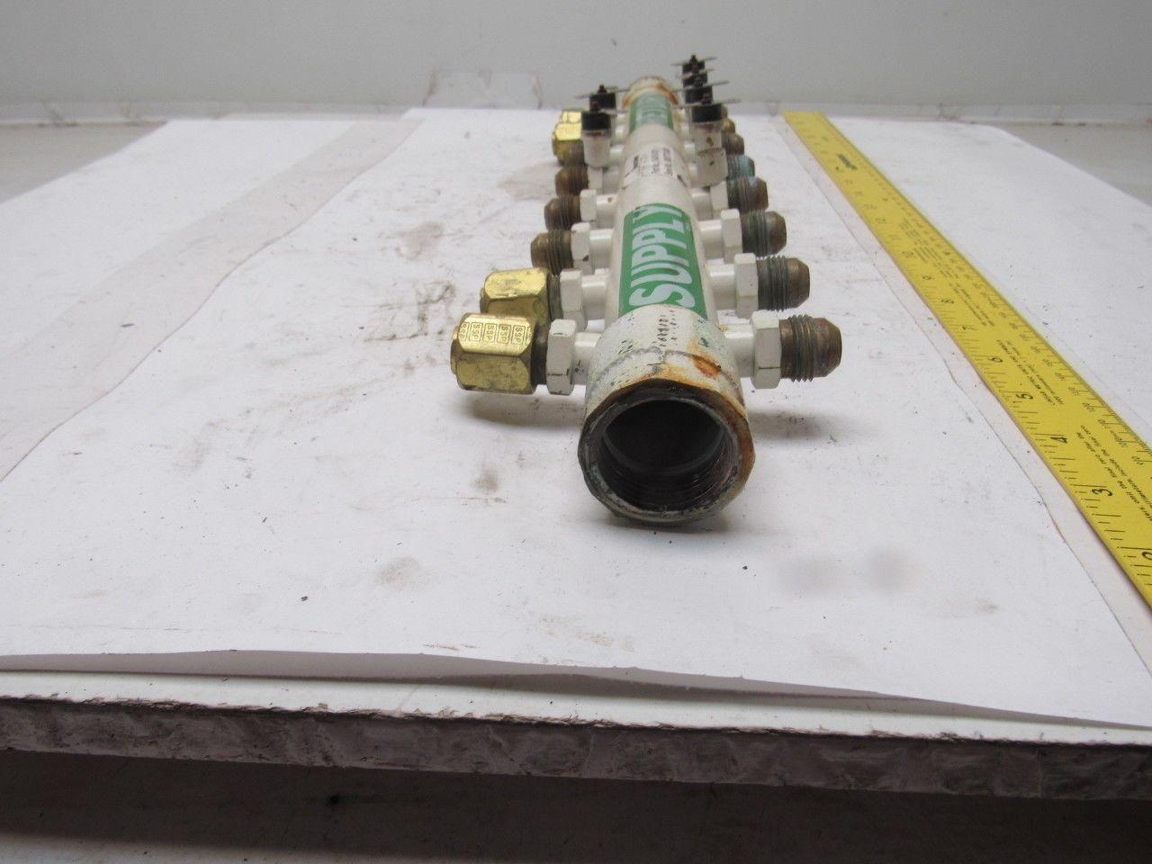 Inductoheat 16410-010 Manifold Assembly 1" NPT x 1/2"-14 Flare