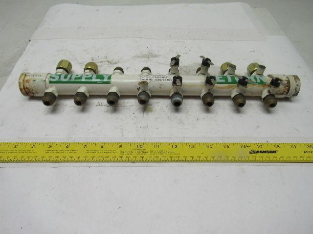 Inductoheat 16410-010 Manifold Assembly 1" NPT x 1/2"-14 Flare