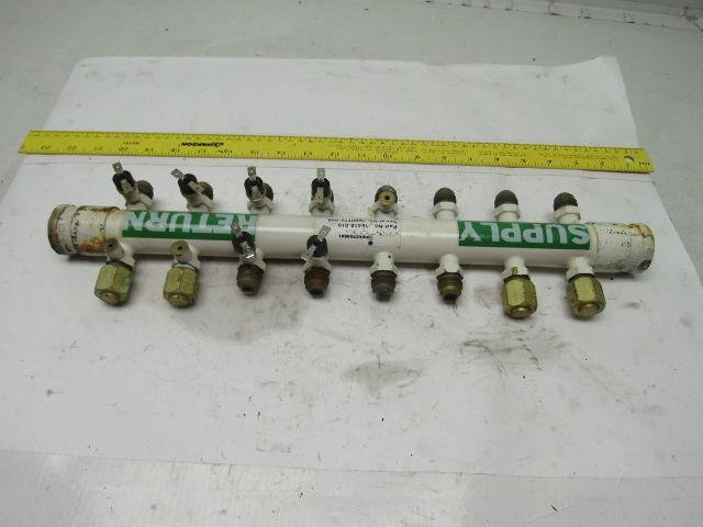 Inductoheat 16410-010 Manifold Assembly 1" NPT x 1/2"-14 Flare