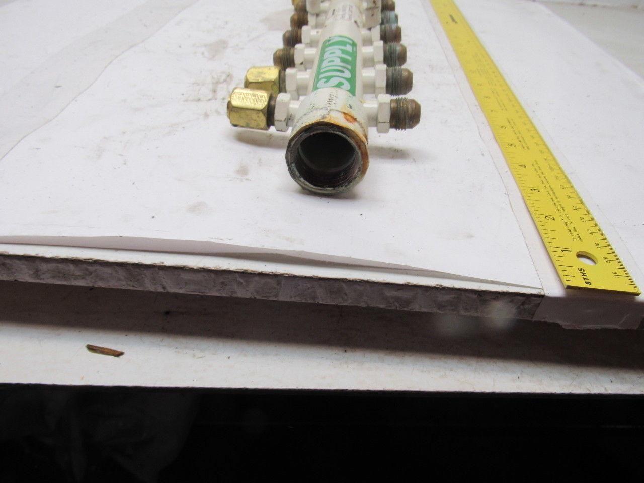 Inductoheat 16410-010 Manifold Assembly 1" NPT x 1/2"-14 Flare