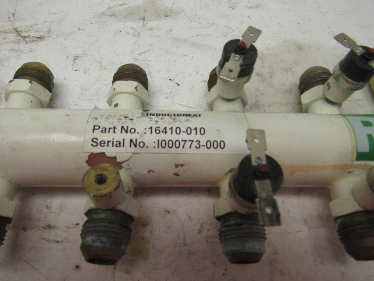 Inductoheat 16410-010 Manifold Assembly 1" NPT x 1/2"-14 Flare