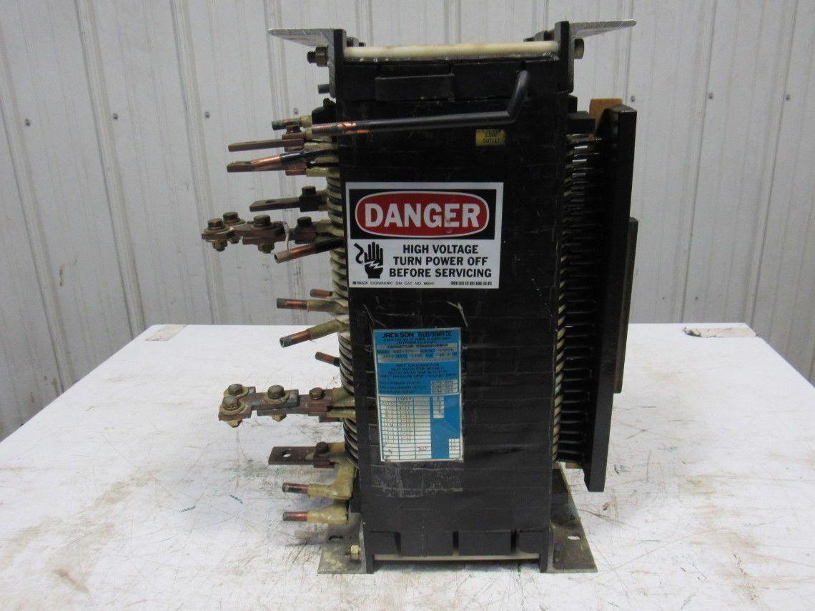 Jackson KHZ-715 1200KVA Isolation Transformer 2000V Induction Welder