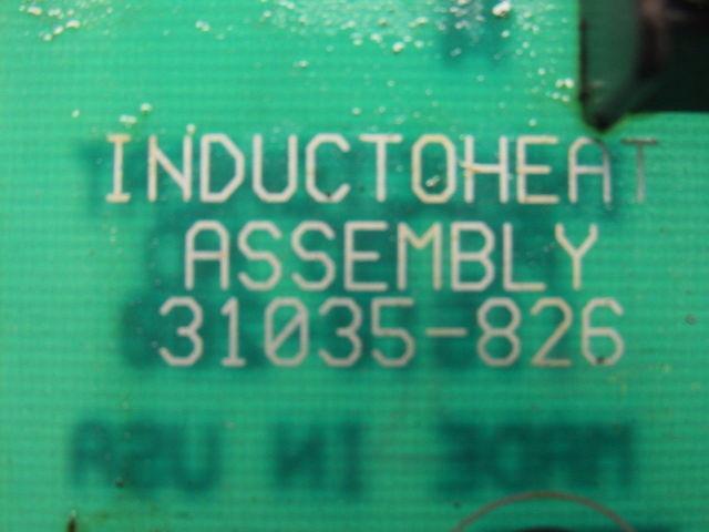 Inductoheat 31035-826 PC Circuit Board Assembly Card