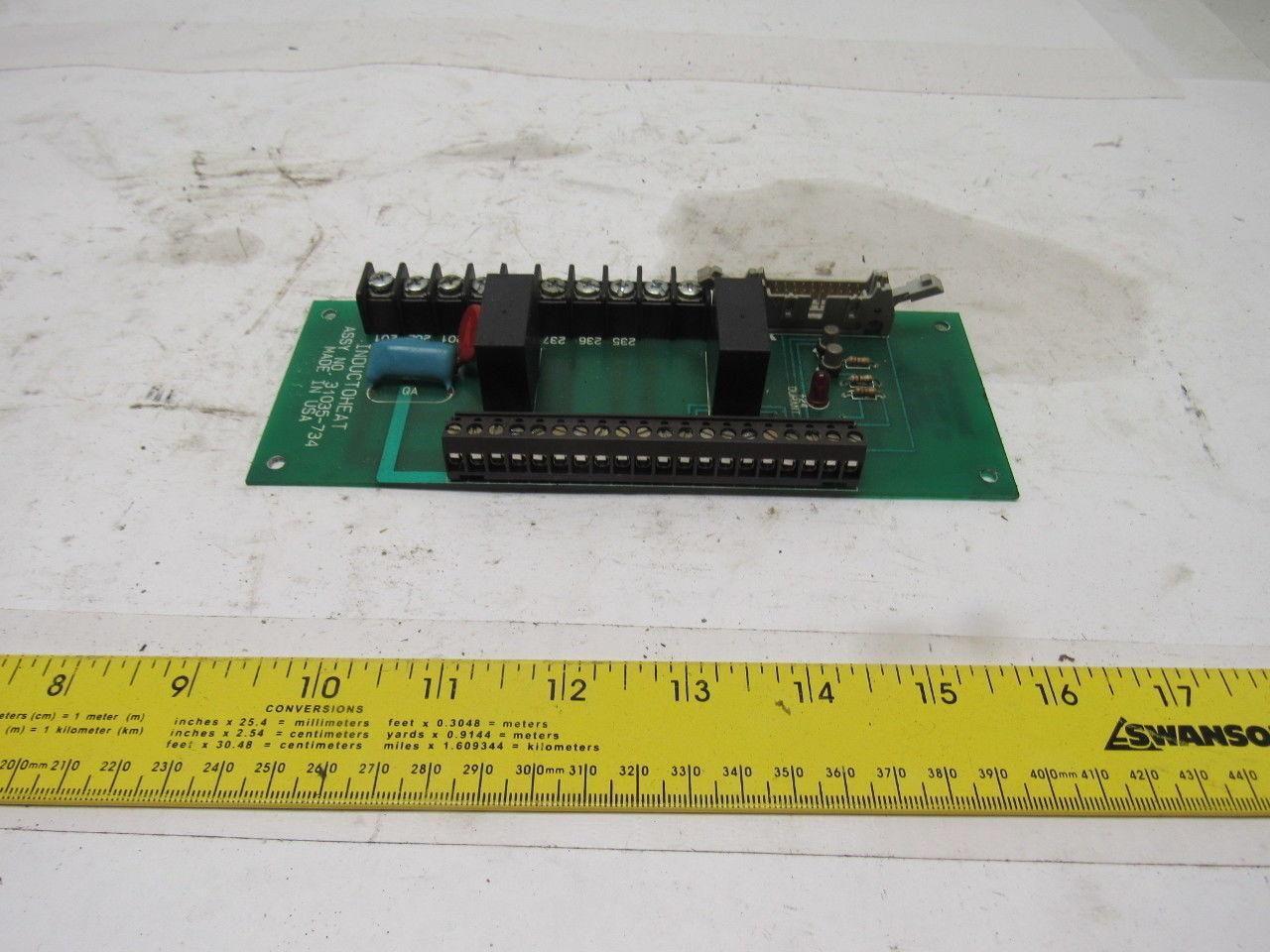 Inductoheat 31035-734 Circuit Board Assembly Card