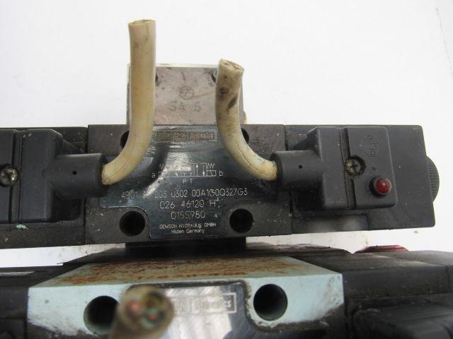 Denison 4D01 35 208 0302 00A 1G 0Q 327 Hydraulic Valve Bank Assembly W/ Manifold