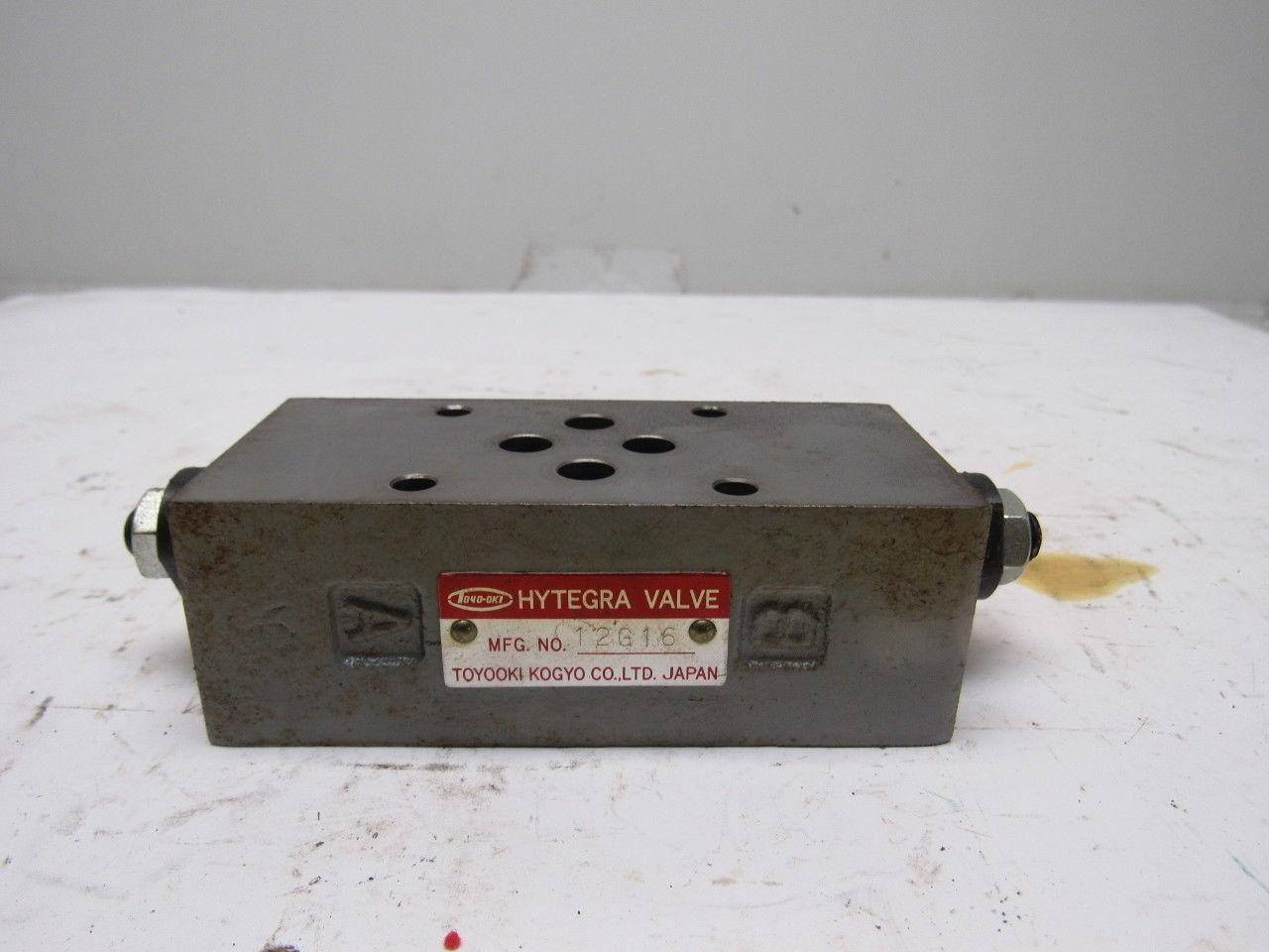 Toyo-Oki Hytegra 12G16 Hydraulic Valve