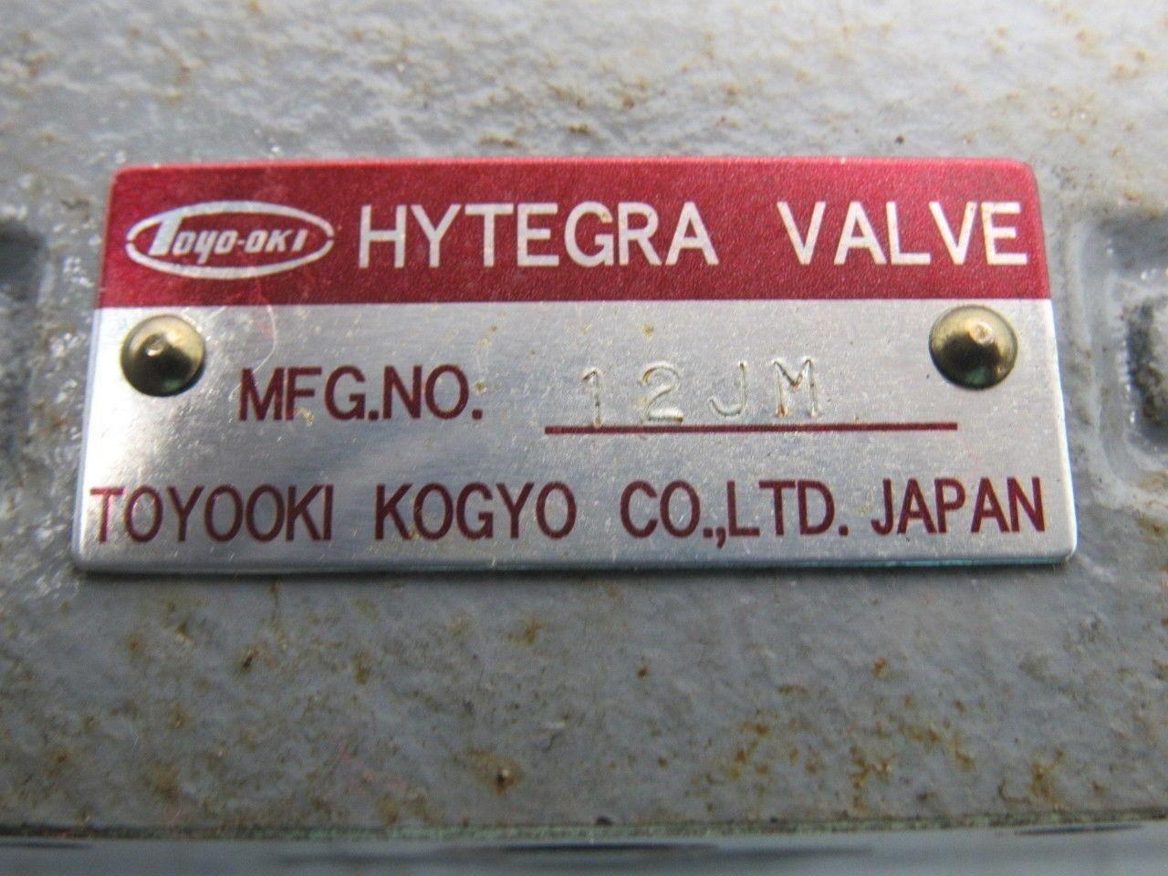 Toyo-Oki Hytegra 12JM Hydraulic Valve