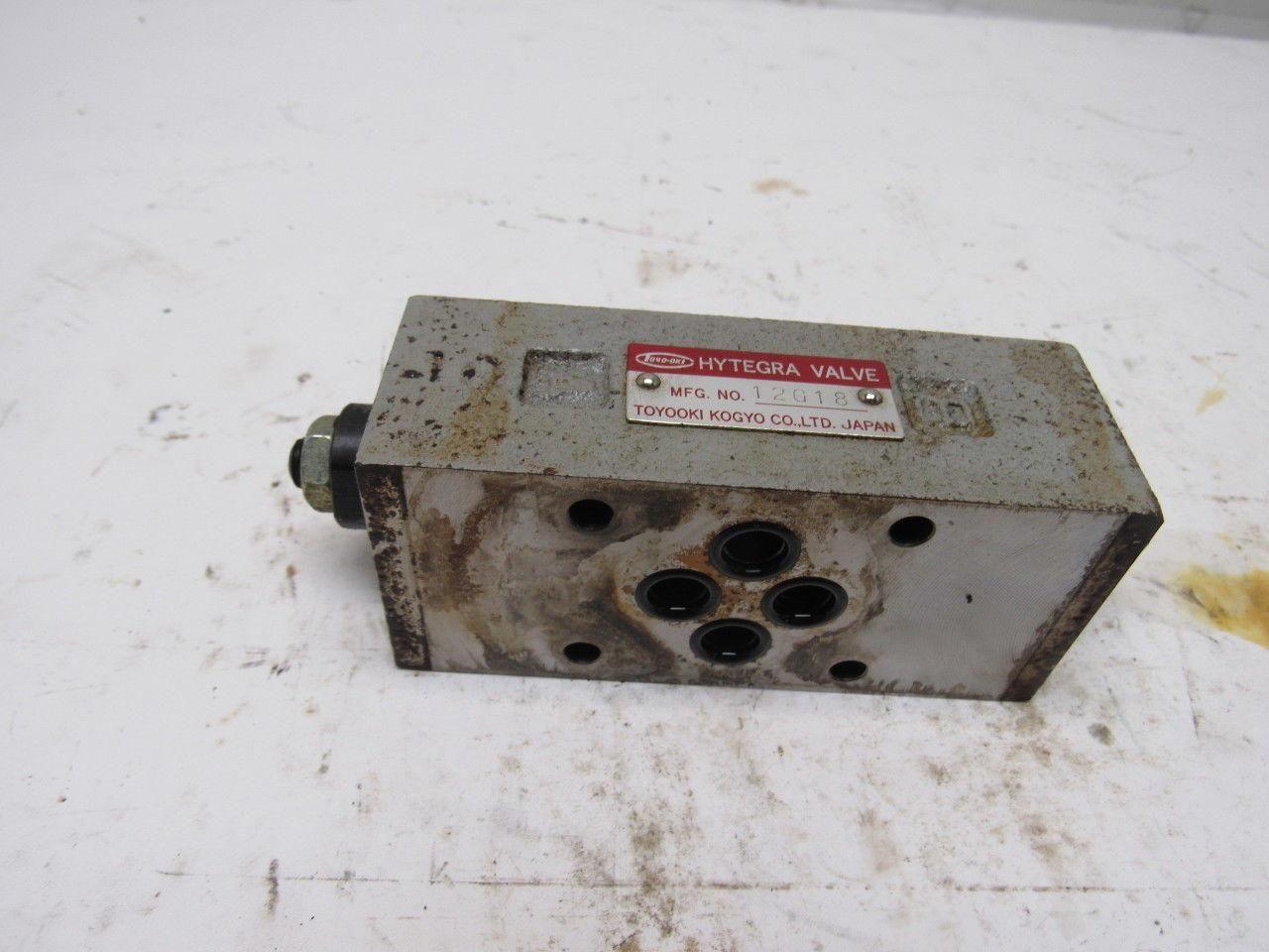 Toyo-Oki Hytegra 12G18 Hydraulic Valve