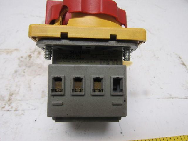 Siremens 3LD20 Disconnect Switch 3 Pole 690V 16A