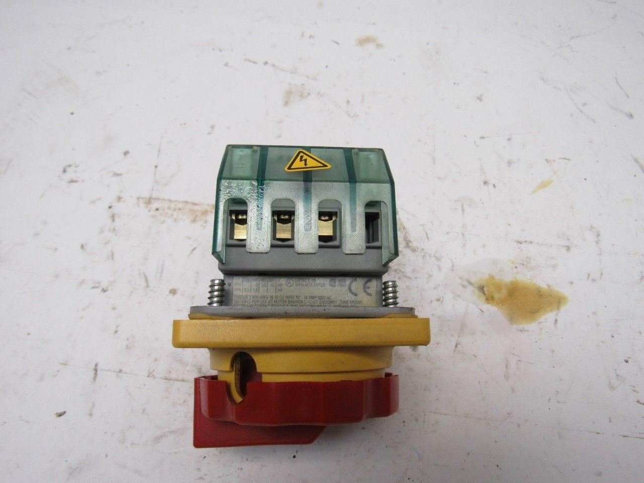 Siremens 3LD20 Disconnect Switch 3 Pole 690V 16A