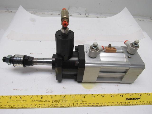 PHD CVAS2V 63x1-DB-H47-M Pneumatic Cylinder W/Rodlok 63mm Bore 1" Stroke