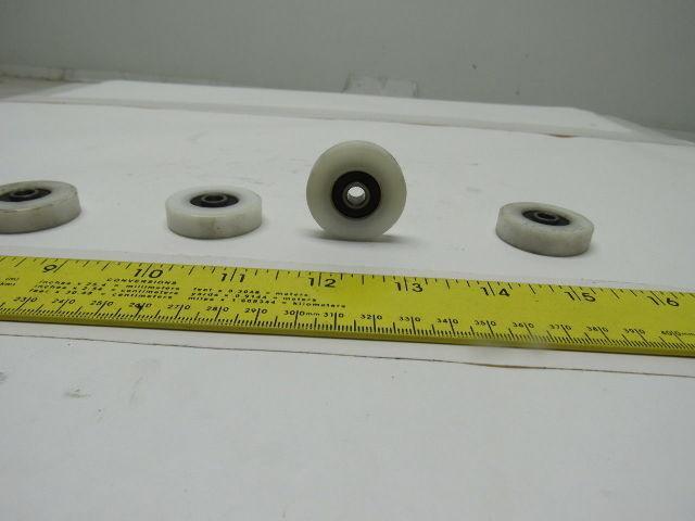 Peer 22-25EE-2RS-NYL .250ID x1.3750OD 0.3750"W Deep Groove Ball Bearing Lot of 4