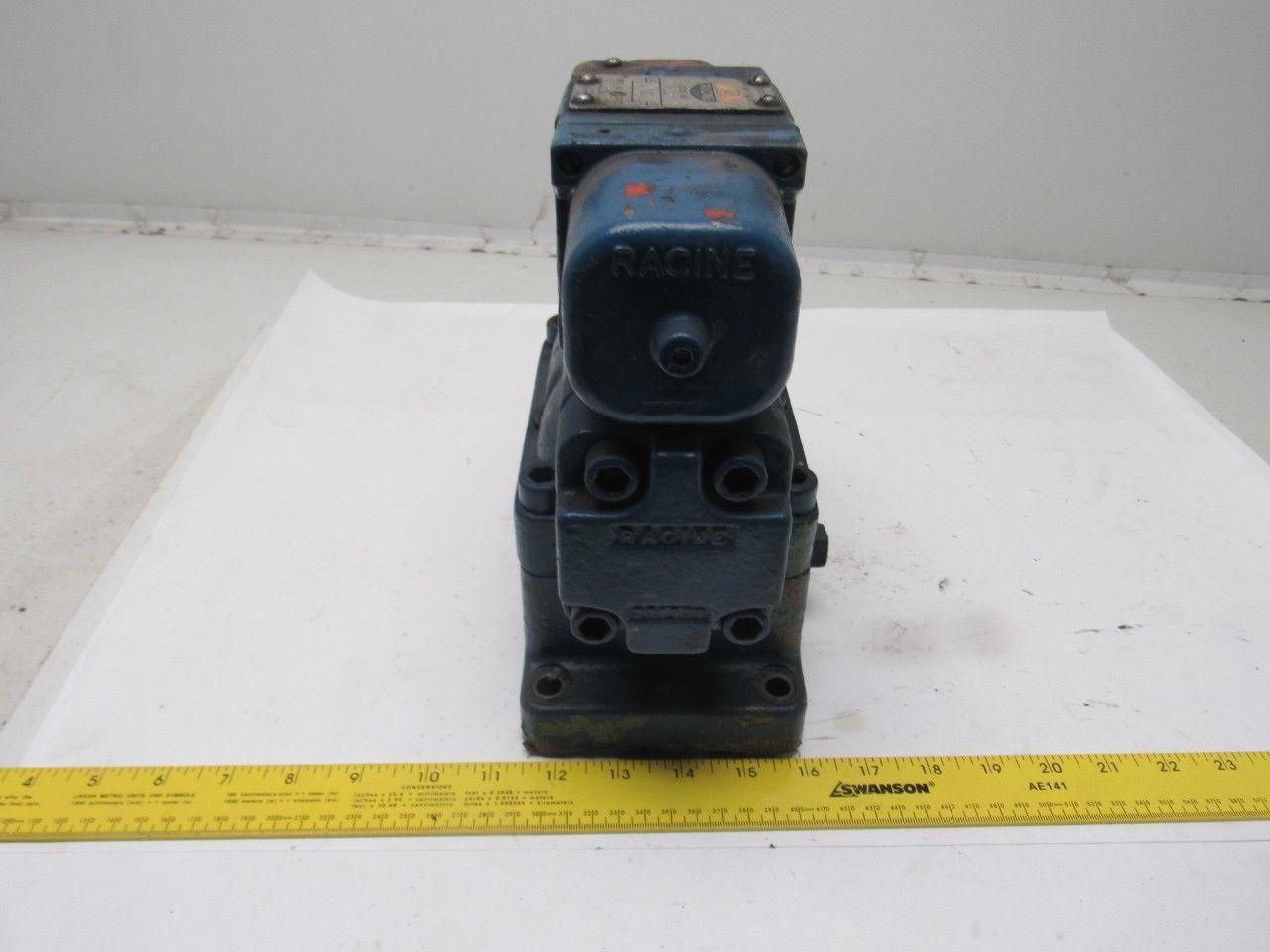 Racine OD4 F967876.20 4 Way Hydraulic Valve 3000 PSI