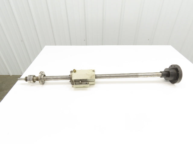Mitsubishi X Axis Ball Screw Assembly 28mm Screw 5mm Pitch 24" Travel