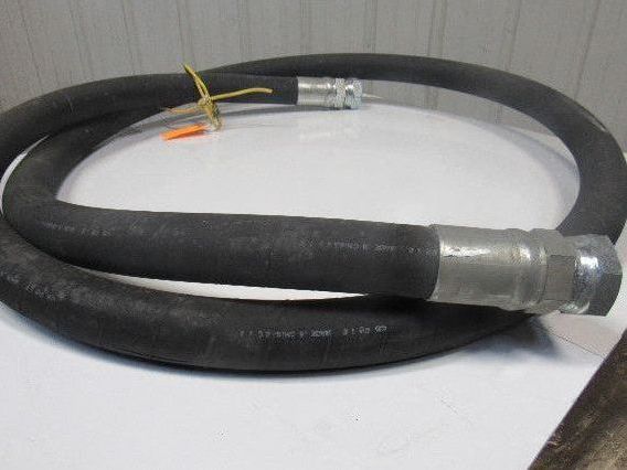 Manuli Harvester 2T 2" ID x 16' Hydraulic Hose 1160 psi WP W/Connector Fittings