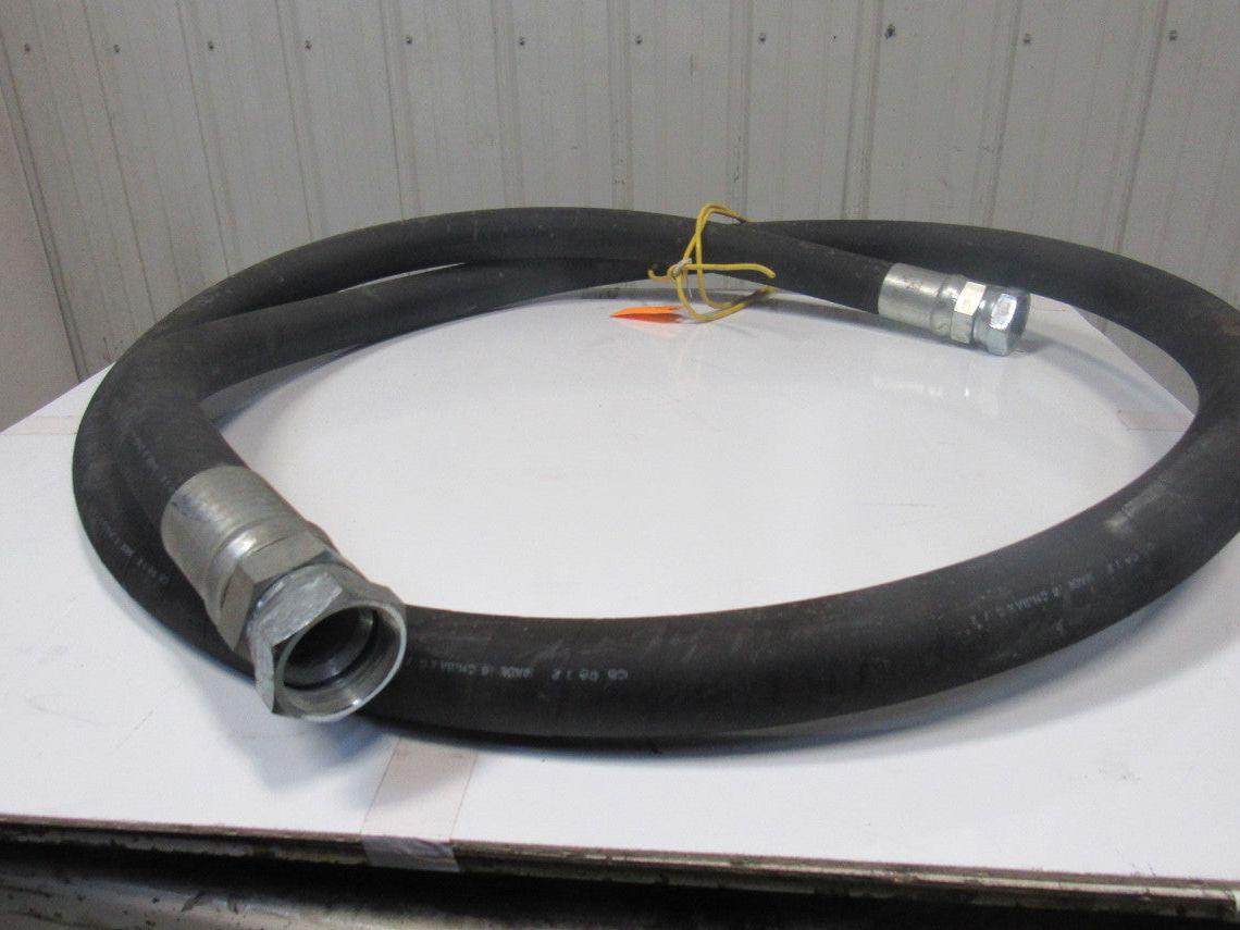 Manuli Harvester 2T 2" ID x 16' Hydraulic Hose 1160 psi WP W/Connector Fittings