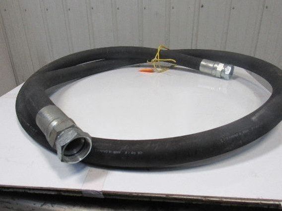 Manuli Harvester 2T 2" ID x 16' Hydraulic Hose 1160 psi WP W/Connector Fittings