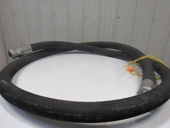 Manuli Harvester 2T 2" ID x 16' Hydraulic Hose 1160 psi WP W/Connector Fittings