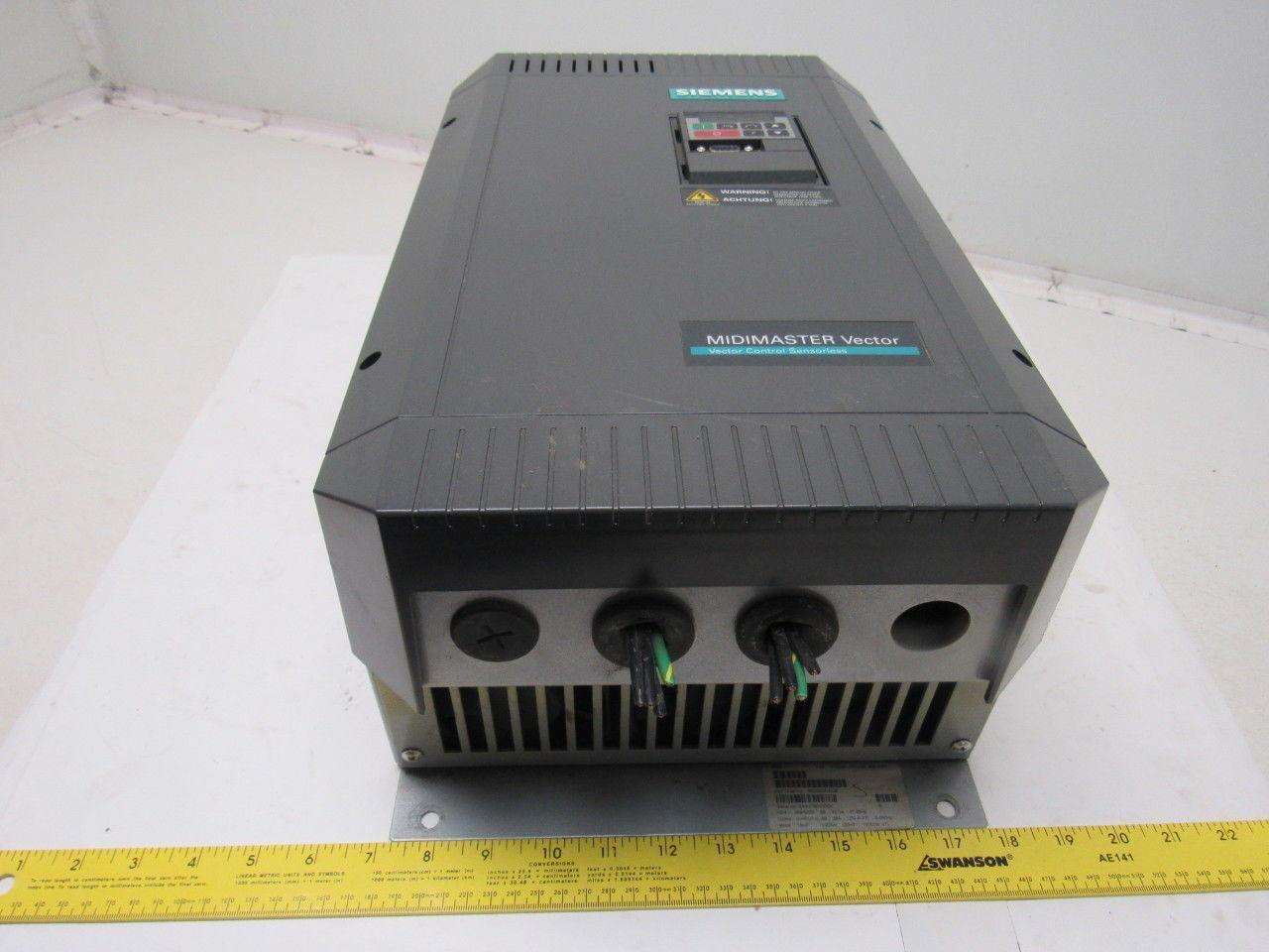 Siemens 6SE3222-4DG40 Midimaster Vector Drive Input 380/500V Motor 15 -20Hp