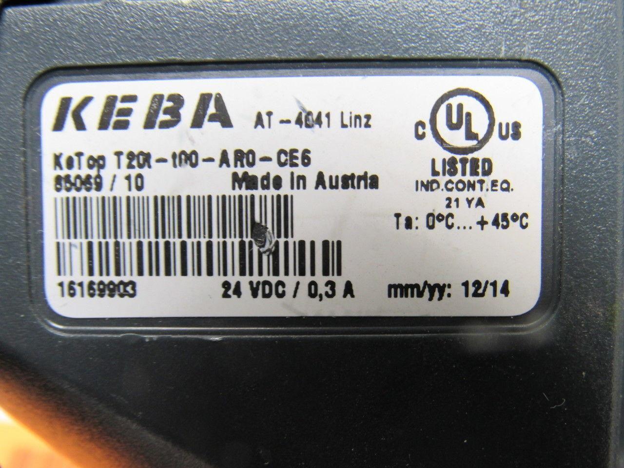 KEBA T20T-T00-AR0-CE6 Teach Pendant W/ Hangers and Stylus Pen