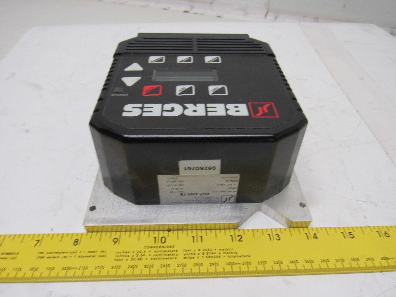 Berges ACP 3300-7B Variable Frequency Inverter Drive 1Hp