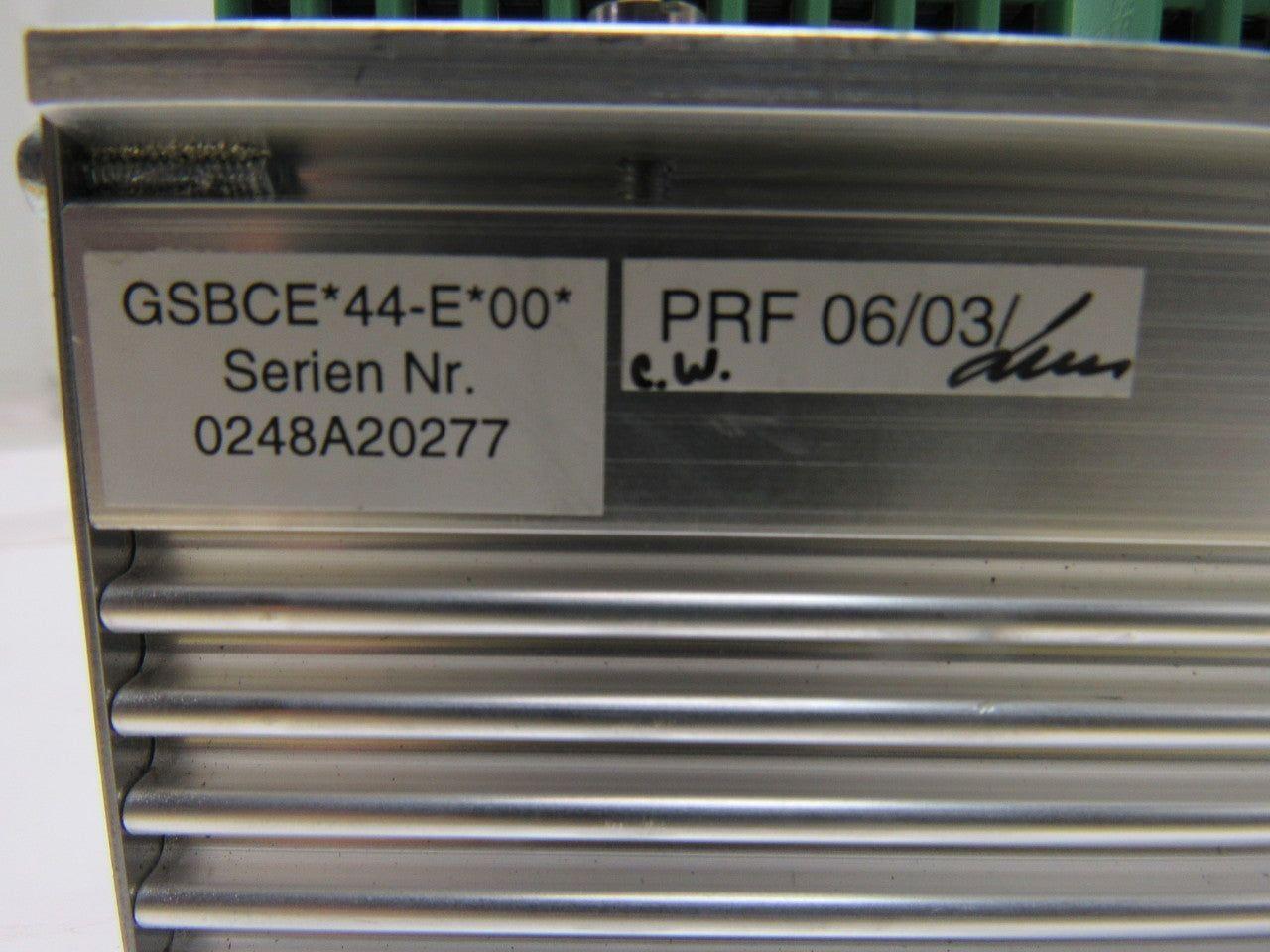 EAE GSBCE*44-E*00* SBCE44-E Fieldbus I/O Extension Module
