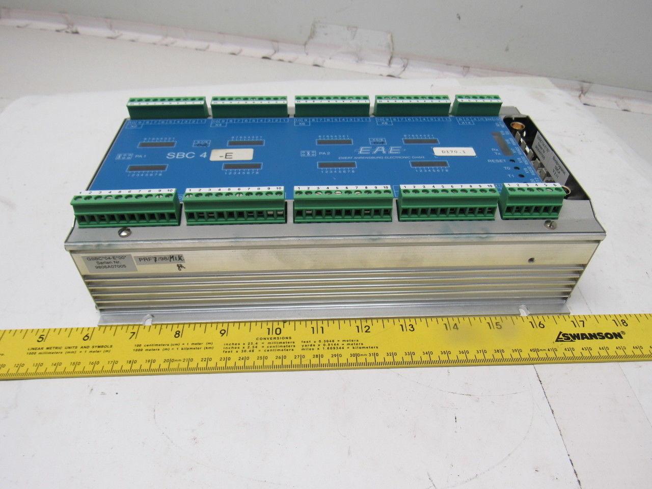 EAE GSBC*04-E*00* SBCE4-E Fieldbus I/O Extension Module W/Cooling fan