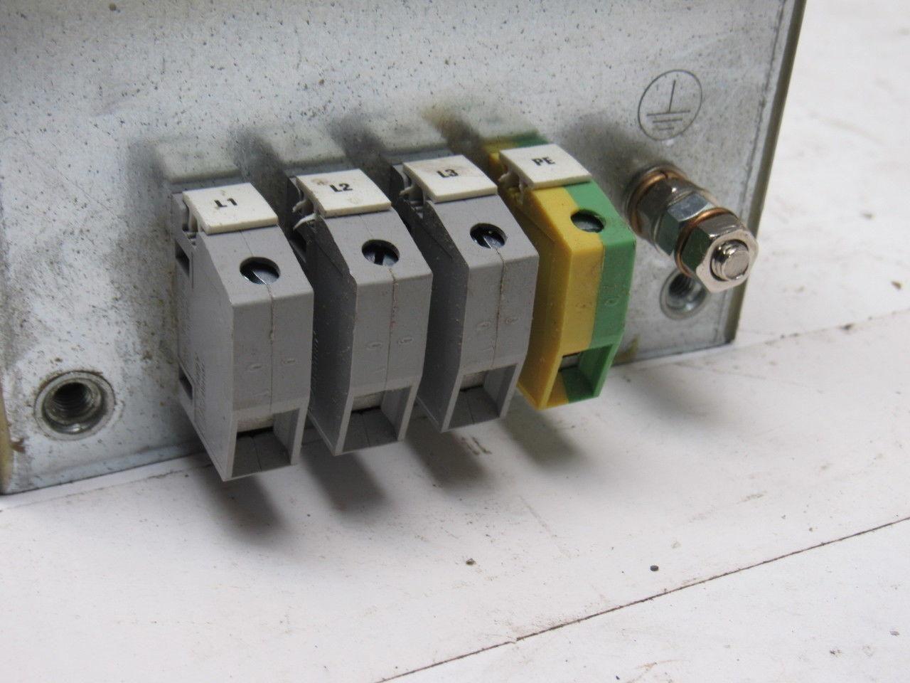 Lenze EZF3-050A005 RFI Line Filter 500V 3x50A 50/60Hz