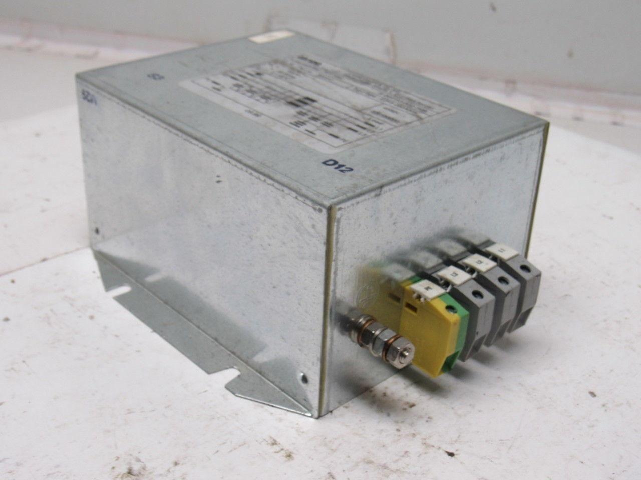 Lenze EZF3-050A005 RFI Line Filter 500V 3x50A 50/60Hz