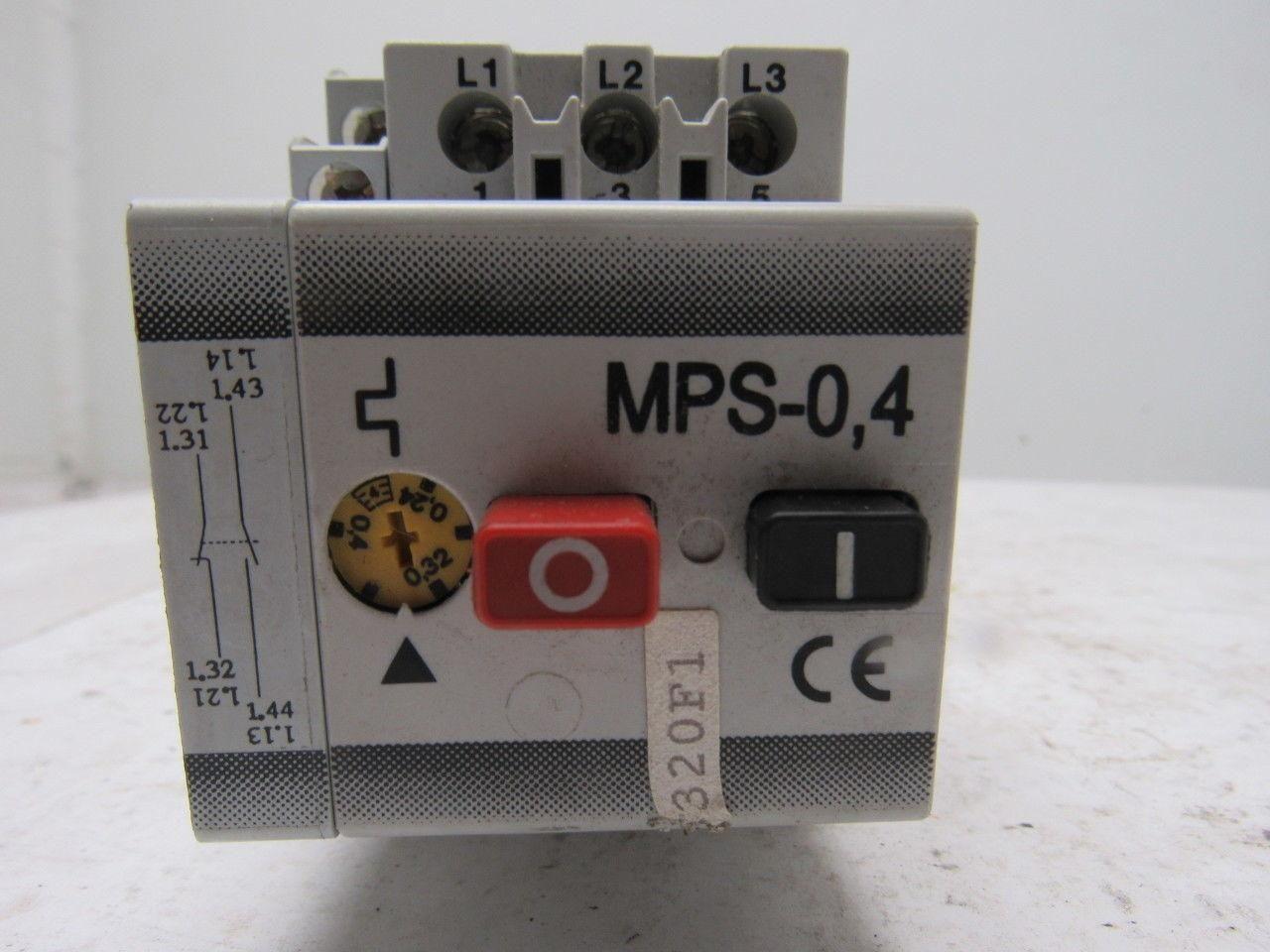 Klockner-Moeller MPS-NHI11-NA MPS-0,4 Thermal Magnetic Circuit Breaker