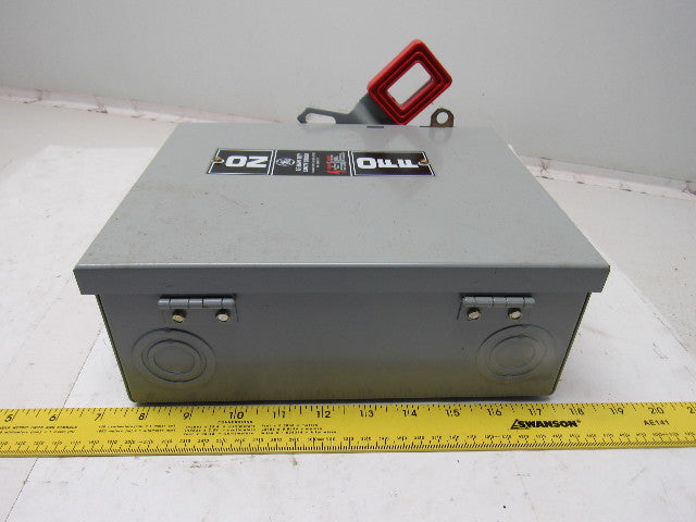 General Electric THN3361 Model 7 600V 30A Non-Fusible Disconnect Safety Switch