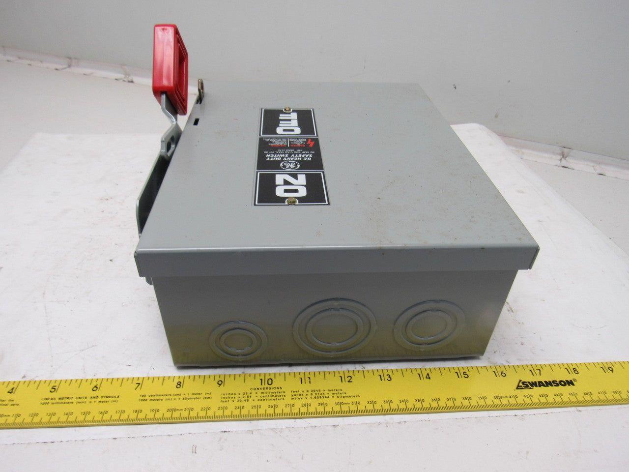 General Electric THN3361 Model 7 600V 30A Non-Fusible Disconnect Safety Switch