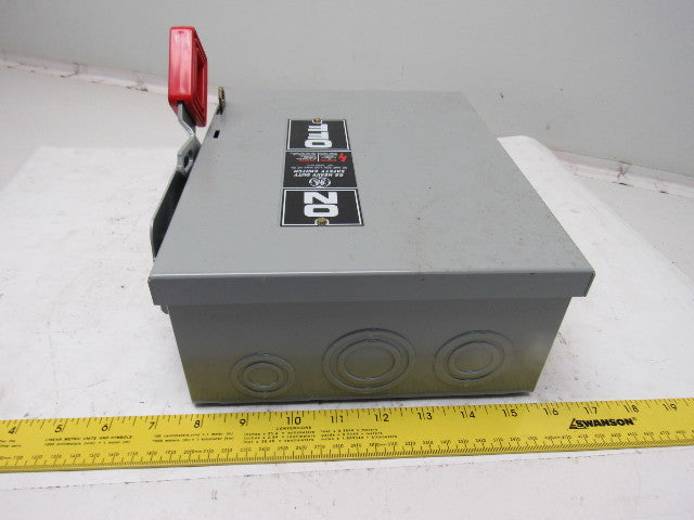 General Electric THN3361 Model 7 600V 30A Non-Fusible Disconnect Safety Switch