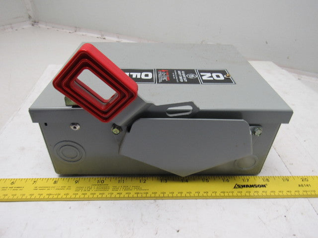 General Electric THN3361 Model 7 600V 30A Non-Fusible Disconnect Safety Switch